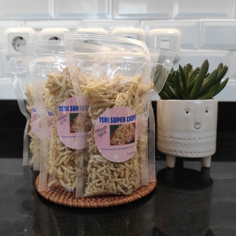 

[TERMURAH!!!]Teri Super Crispy 59 Gram Renyah Gurih | Teri Non MSG| Teri Mpasi