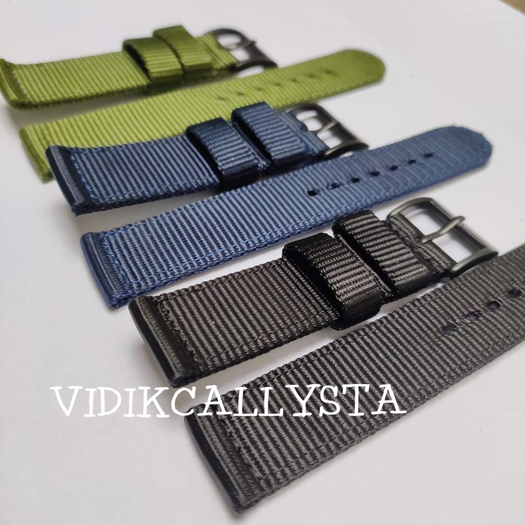 Tali Jam Tangan Canvas Chipo 20mm Original Strap Watch Nylon 20 MM