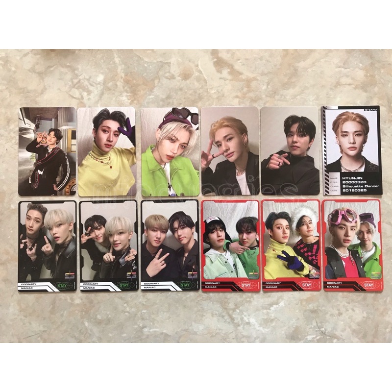 Stray kids Photocard pc oddinary tc unit