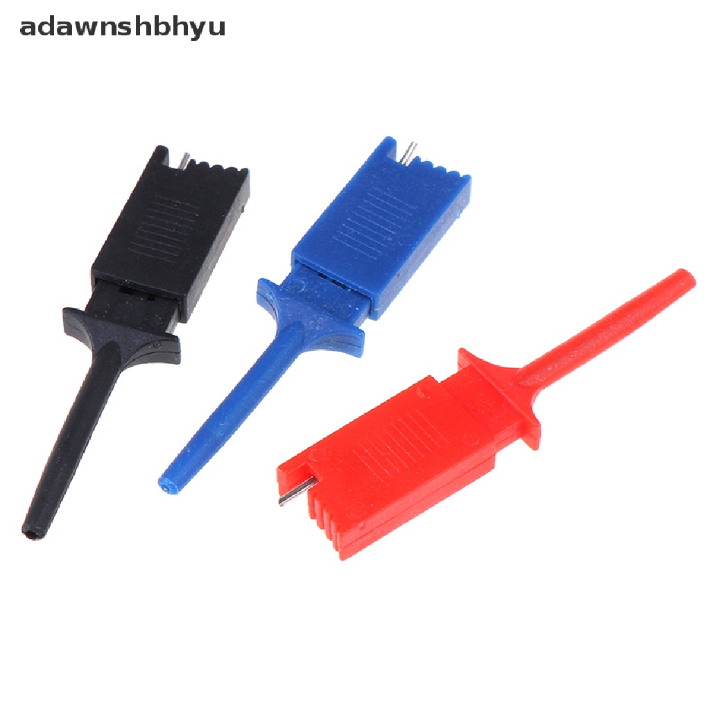 Adawnshbhyu 10pcs Test Hooks Klip Untuk Alat Ukur Test Clip Flat Hook