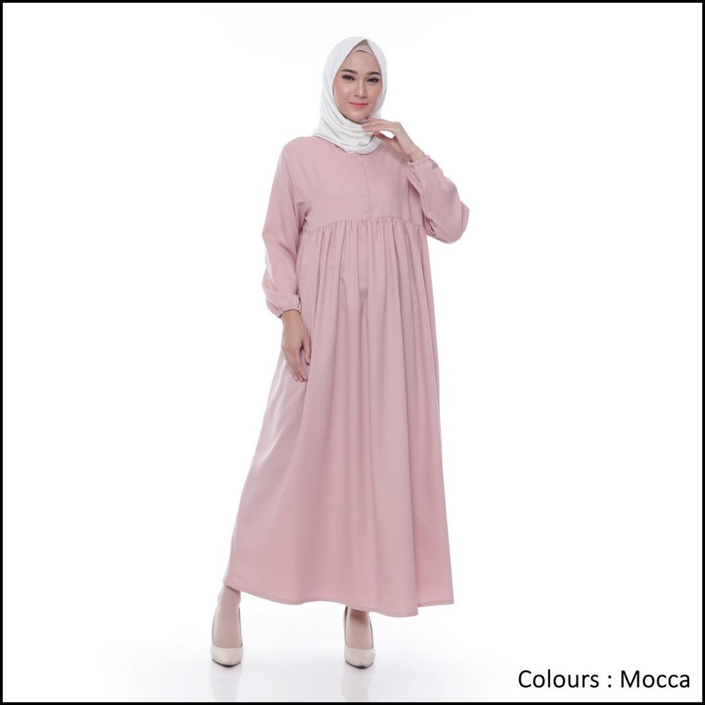 Gamis Wanita Original Bonanza Dress Muslim Busui Tazkia Hijab