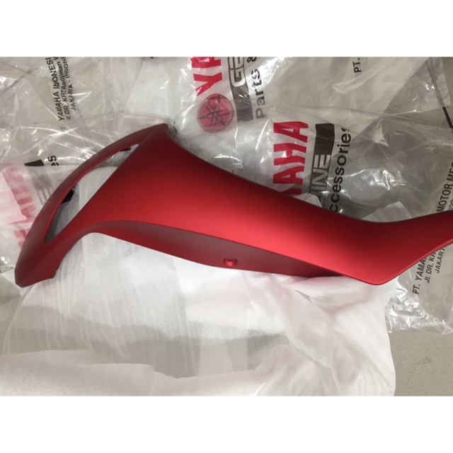 Sayap depan fino fi 125 fino grande kanan merah doff original yamaha