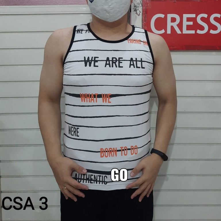 gos CSA CRESSIDA SINGLET PRIA Pakaian Kaos Dalam Cowok Laki-Laki Undershirt Original Brand