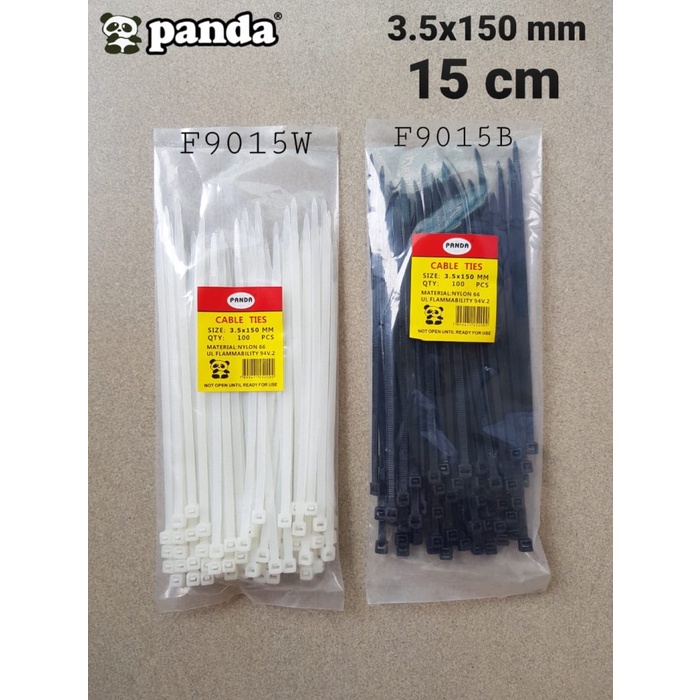 Kabel Tis 3,5x150 hitam/putih PANDA