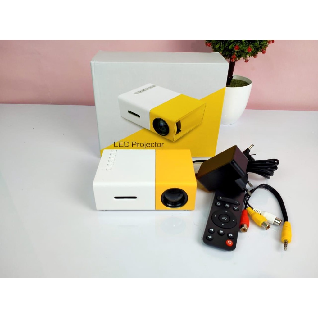 PROMO - Mini Projector LED Proyektor YG300 Mini