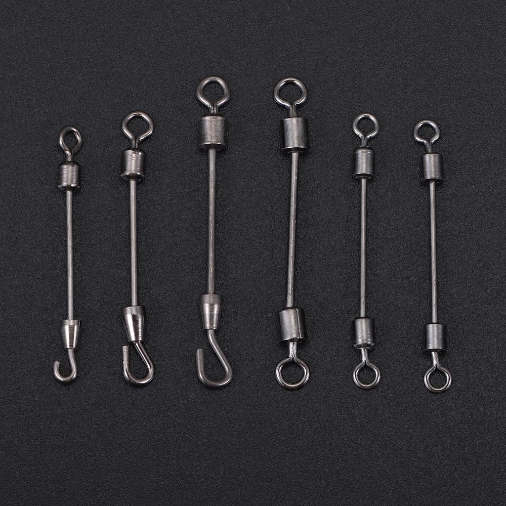 Top Mancing Rolling Swivel Konektor Kepala Ganda Stainless Steel High Quality Bearing Barrel