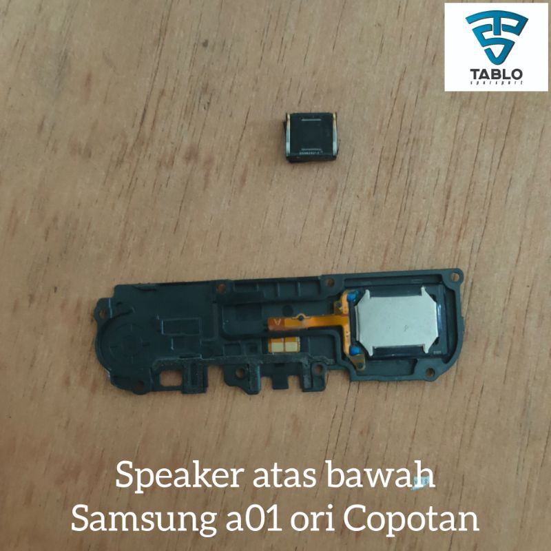 speaker atas bawah Samsung a01 a015f ori Copotan hp
