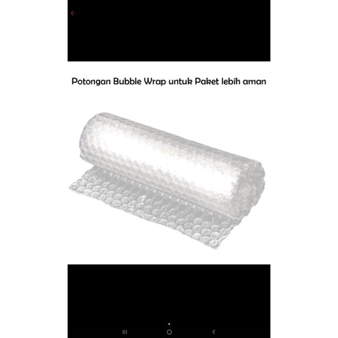 

Bubble wrap untuk extra packing