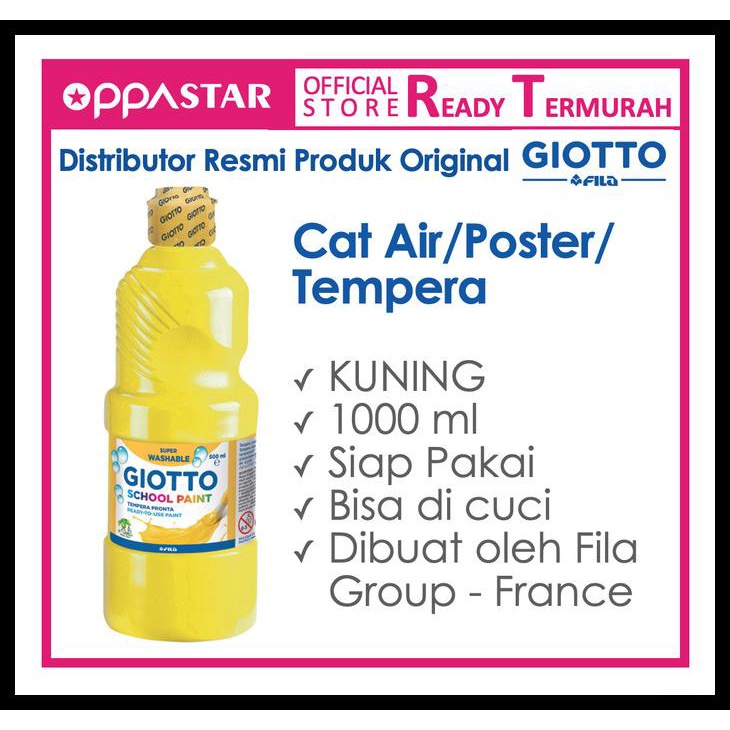 

BISA COD GIOTTO SCHOOL PAINT 1000 ML PRIMARY YELLOW TERBAIK 11