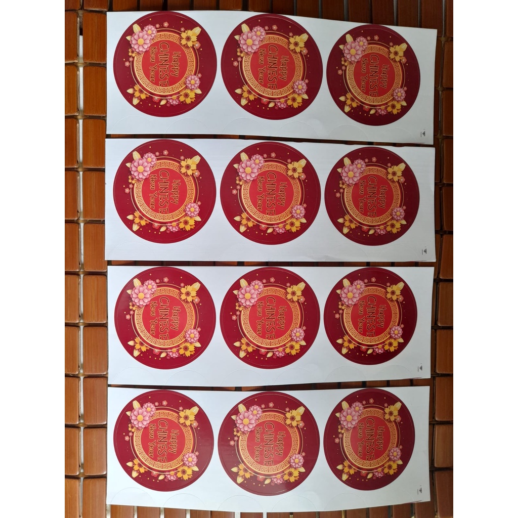 

Stiker Imlek Chinese New Year Untuk Toples - Sticker Chinese New Year / Stiker Box hampers
