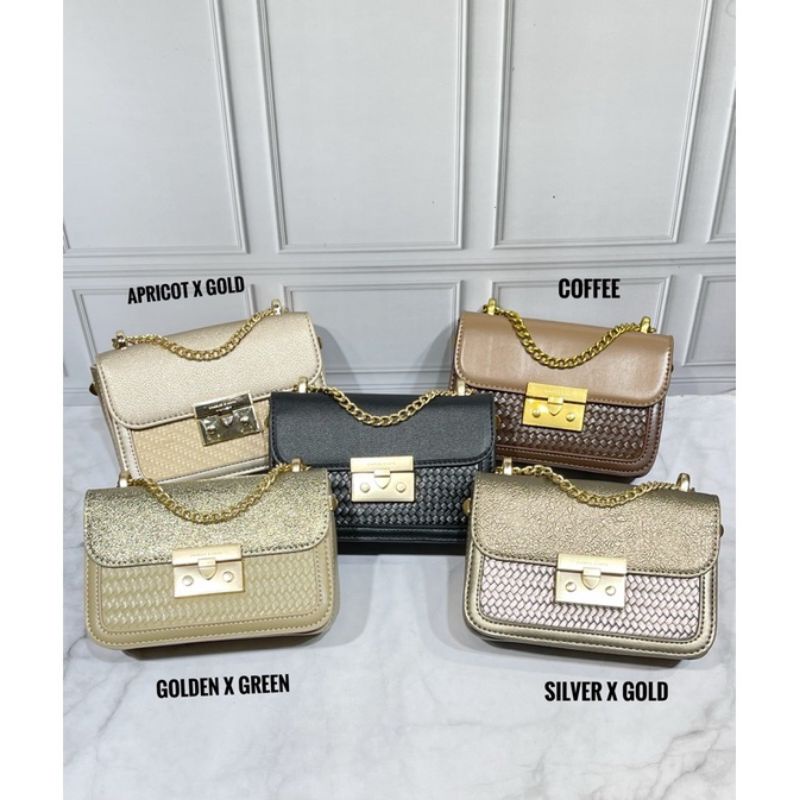 Tas Ck Woven Boxy Anyam (b_h)