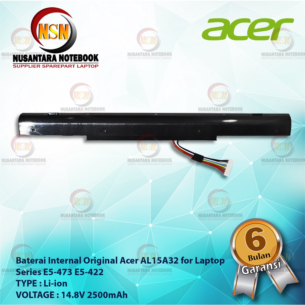 Baterai Internal Original Acer AL15A32 for Laptop Series E5-473 E5-422