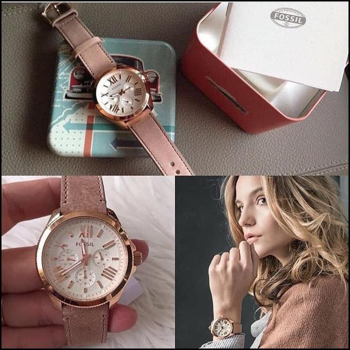 Jam Tangan Wanita Merk Fossil Original Type Am 4532 / Am4532 Free Yes