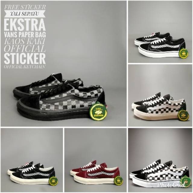 (Bisa COD) SEPATU OLDSKOOL IMPORT SNEAKERS OLDSKOOL PREMIUM SNEAKERS CHEKERBOARD SERIES