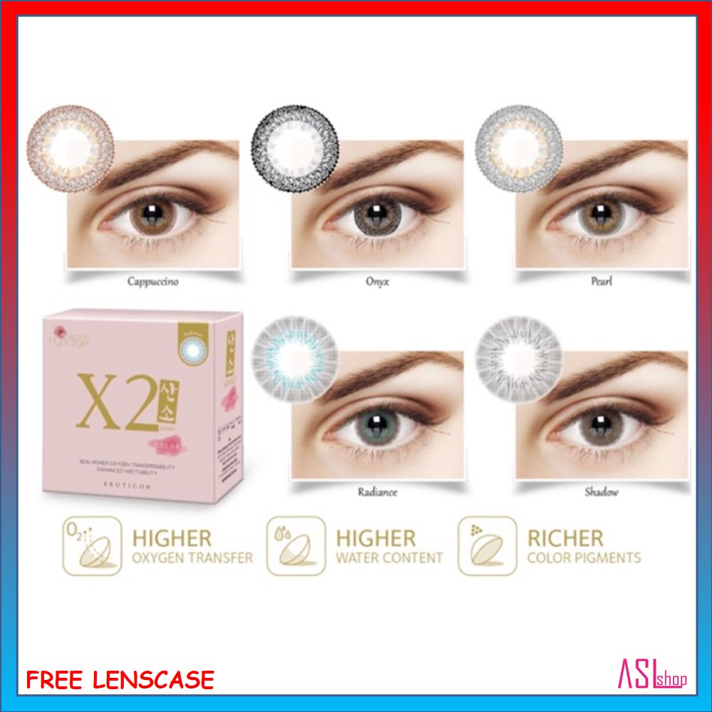 SOFTLENS X2 SANSO COLOR MINUS (-0.50 s/d -2.75) BY EXOTICON