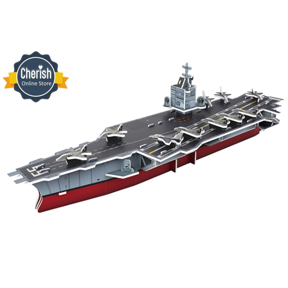 3D Puzzle Toy | Puzzle 3 Dimensi Aircraft Carrier | Toko Mainan Online