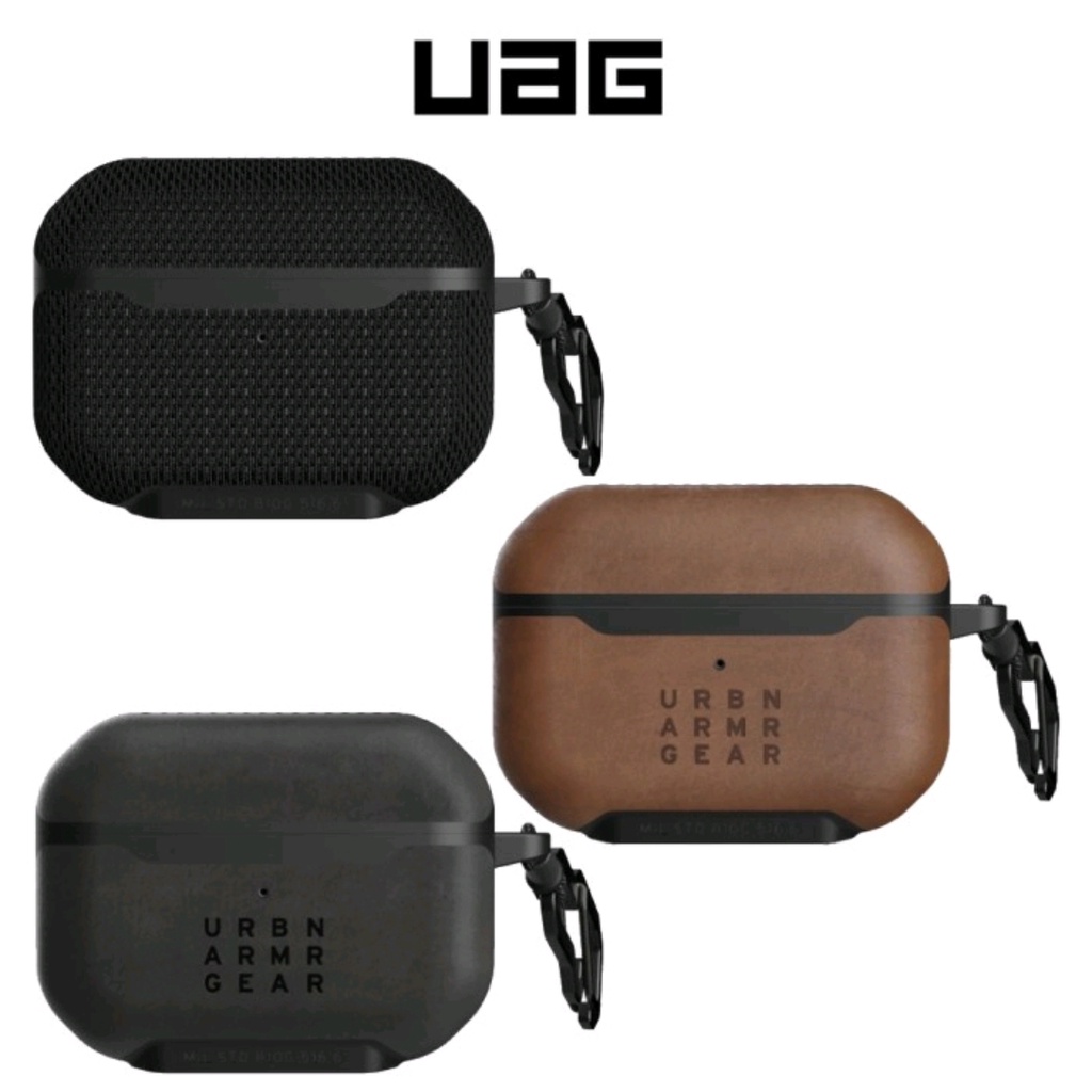 UAG Leather Carbon Metropolis Apple Airpods Pro Case Cover Casing