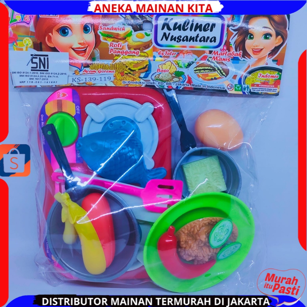 PROMO Mainan Anak Masak Masakan Dapur Set Mainan Anak Perempuan