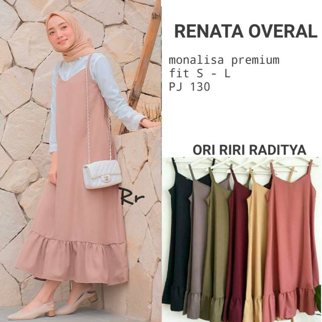 baju overall dress