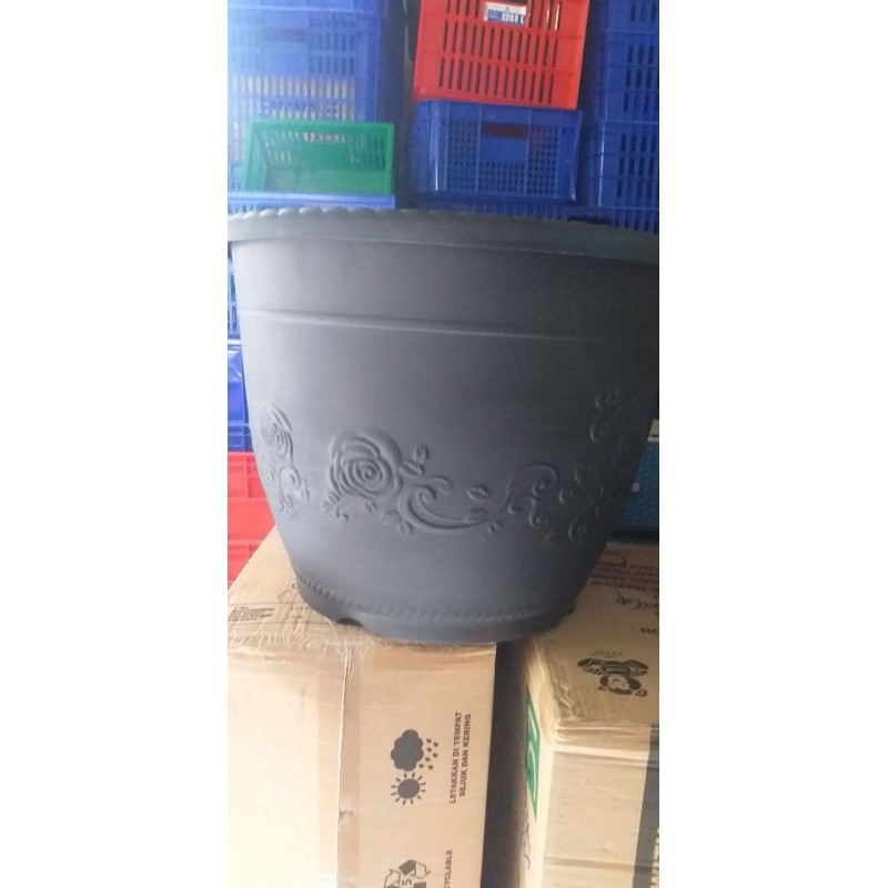 pot hitam pot glory ukuran 60cm pot glory no 60