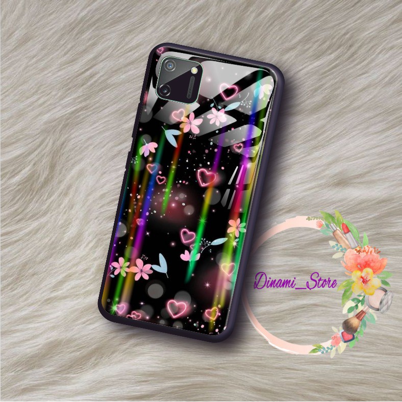 Back Case Glass Aurora Love wallpaper Vivo Y91 Y17 Y12 Y15 Y93 Y95 Y81 Y83 Y71 Y53 y20 Y30 Y50DST436