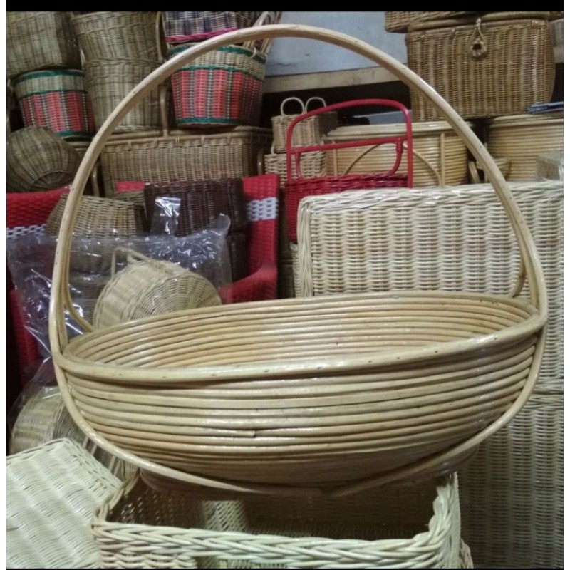 

keranjang Parcel Rotan Bentuk Oval