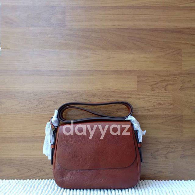  Fossil  Harper Small Crossbody Brown Shopee Indonesia