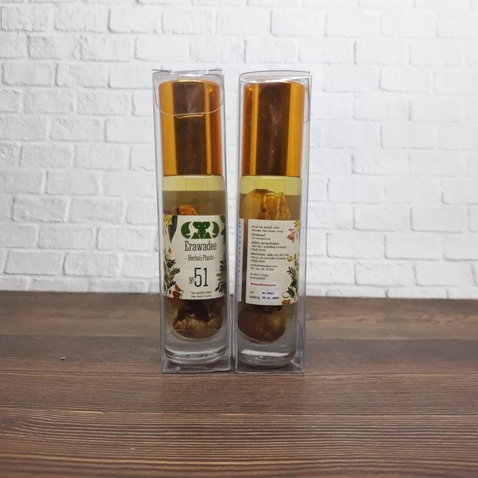 Produk Terbaik] Erawadee 51 Minyak Gosok Roll On - 100% Original Thailand Batch Baru