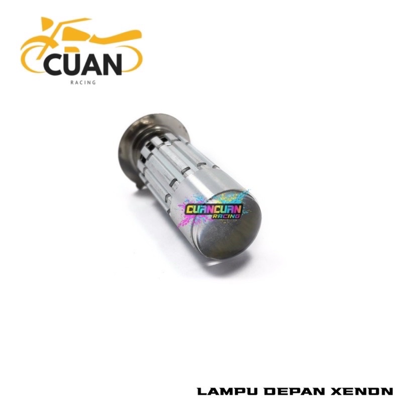 Lampu Depan LED Lampu Xenon Utama H6 Cahaya tipe LASER High Putih Low Putih Motor Matic Bebek