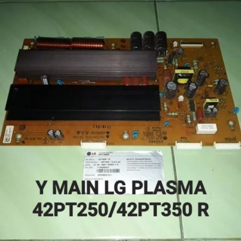 Y MAIN Y SUS TV PLASMA LG 42PT350R / 42PT250R / 42 PT350 R / 42 PT250 R