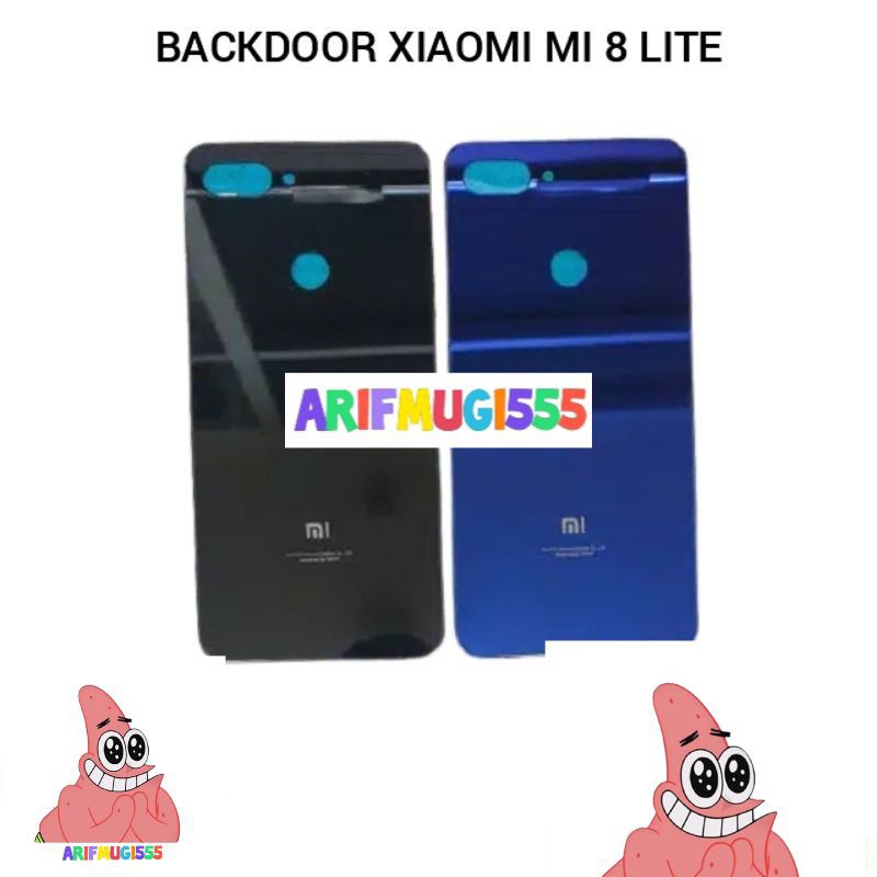 BACKDOOR BACKCOVER TUTUP BELAKANG KESING CASING XIAOMI REDMI MI 8 LITE ORIGINAL