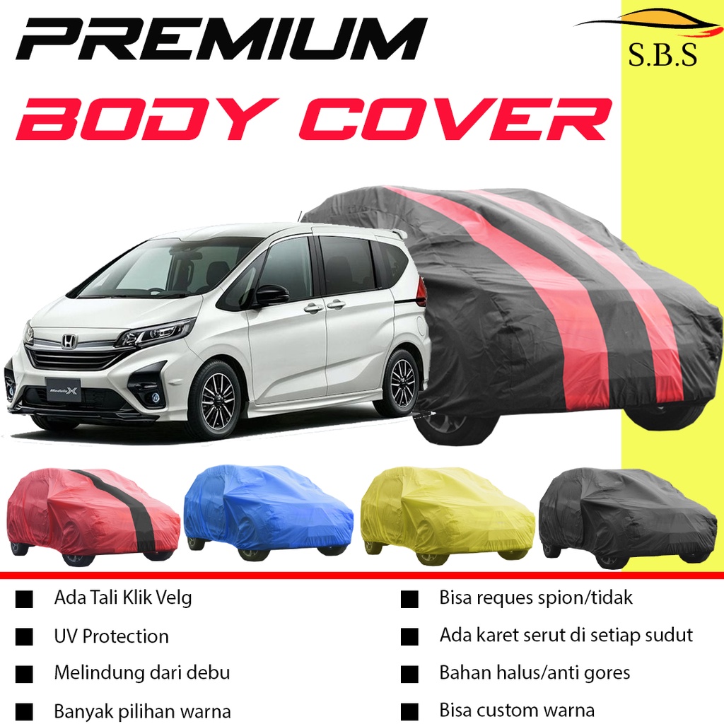 Body Cover Mobil Freed Sarung Mobil Honda Freed/avanza/avanza lama/new avanza/avanza veloz/xenia/xenia lama/new xenia/mobilio