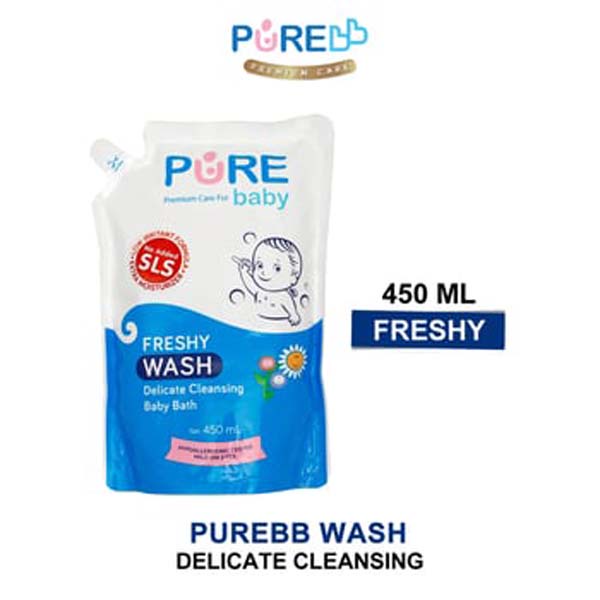 Pure bb Wash Fruity Freshy Refill 450ml Pure Baby_Cerianti