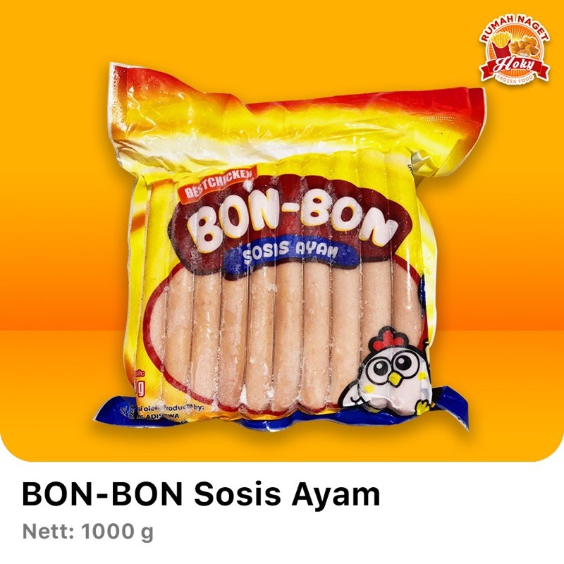 

Sosis Ayam Bon Bon 500 gr / 1 kg