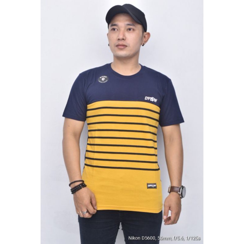 KAOS D'FLOW ORIGINAL NAVY STRIPE YELLOW