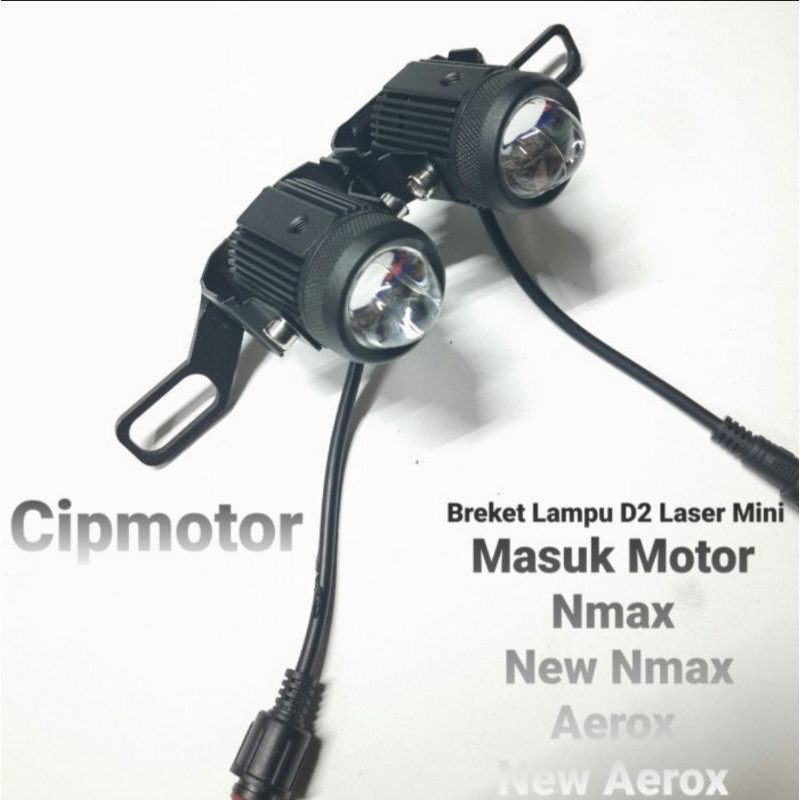 bracket breket dudukan lampu D2 laser nmax aerox