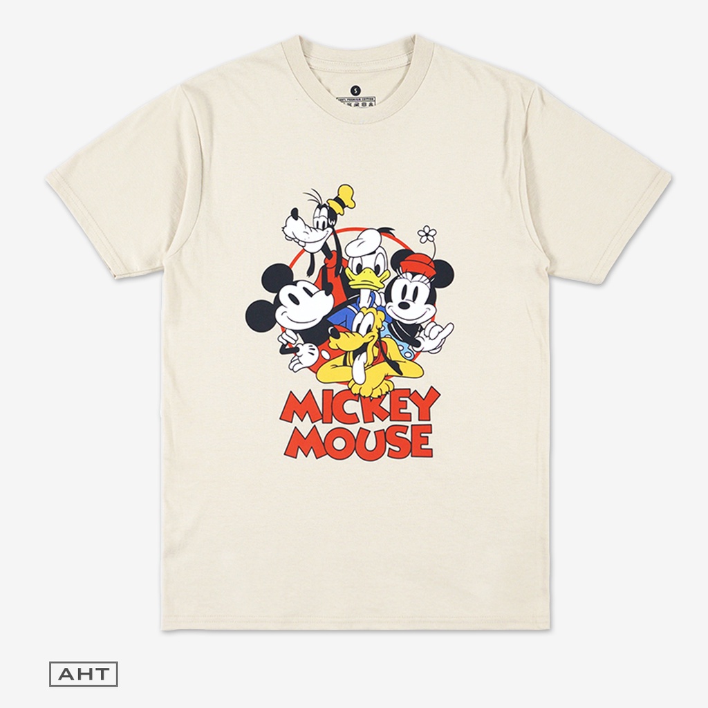 Kaos Vintage / Kaos Distro / Vintage Tshirt Retro Style Mickey Mouse Goofy Pluto Donald Duck Minnie 