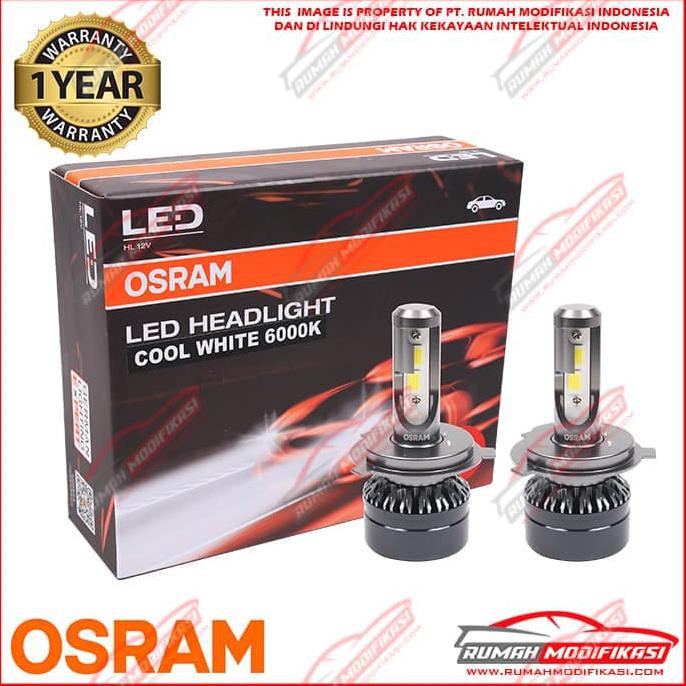Osram - Led Headlight - H4 - High Low - 6000K Putih - 25 Watt .Ayesha01.Olshop