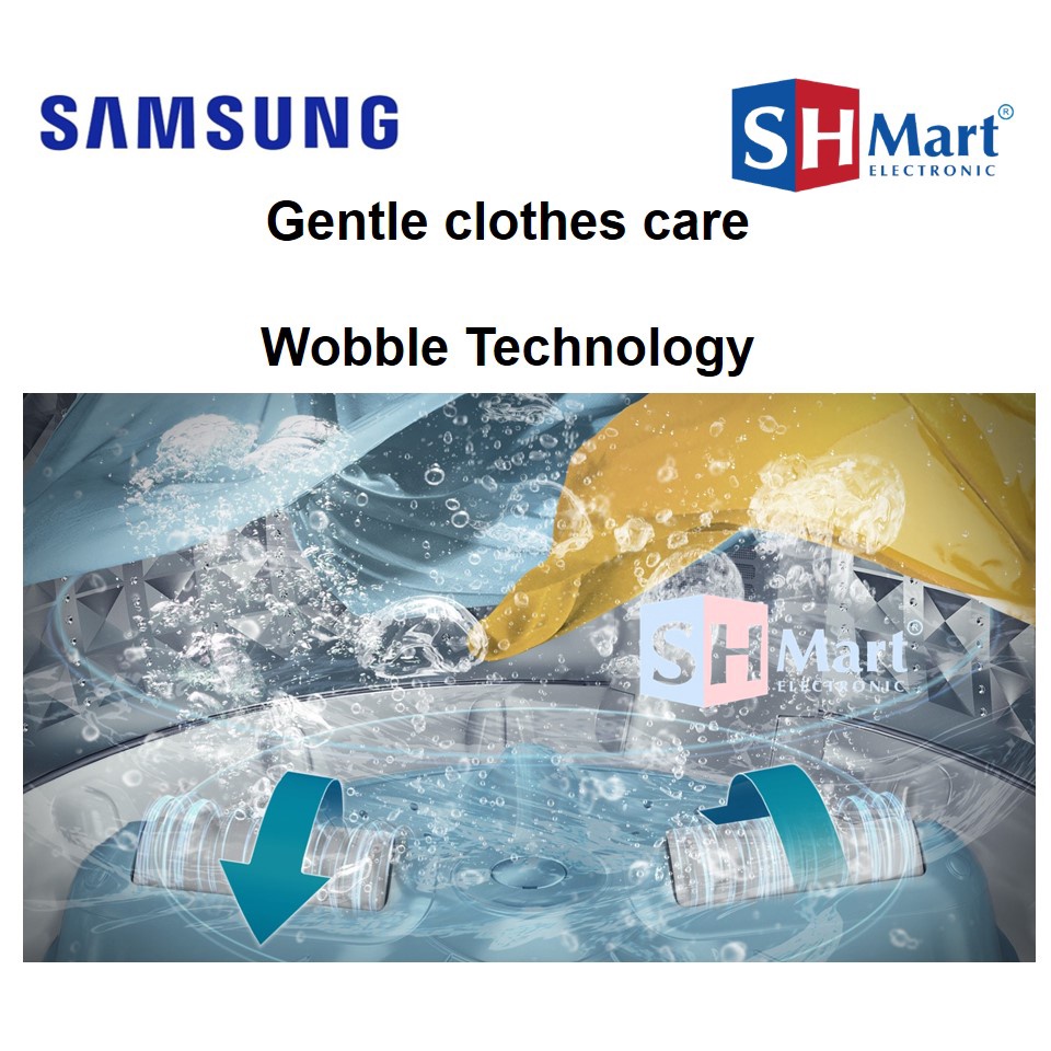 SAMSUNG MESIN CUCI TOP LOADING 13KG WA13T5260BV WOBBLE TECHNOLOGY WA13T (MEDAN)