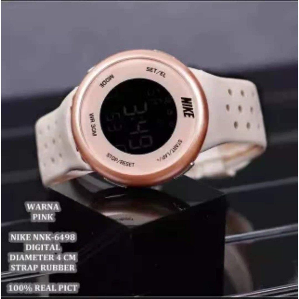 Grosir JAM TANGAN Unisex Wanita /Cewek PRIA NIKE NK-61660QL BULAT DIGITAL RUBBER COD