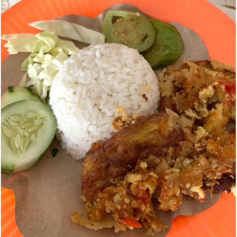 

Nasi Telur Geprek DapurBundaIyaa