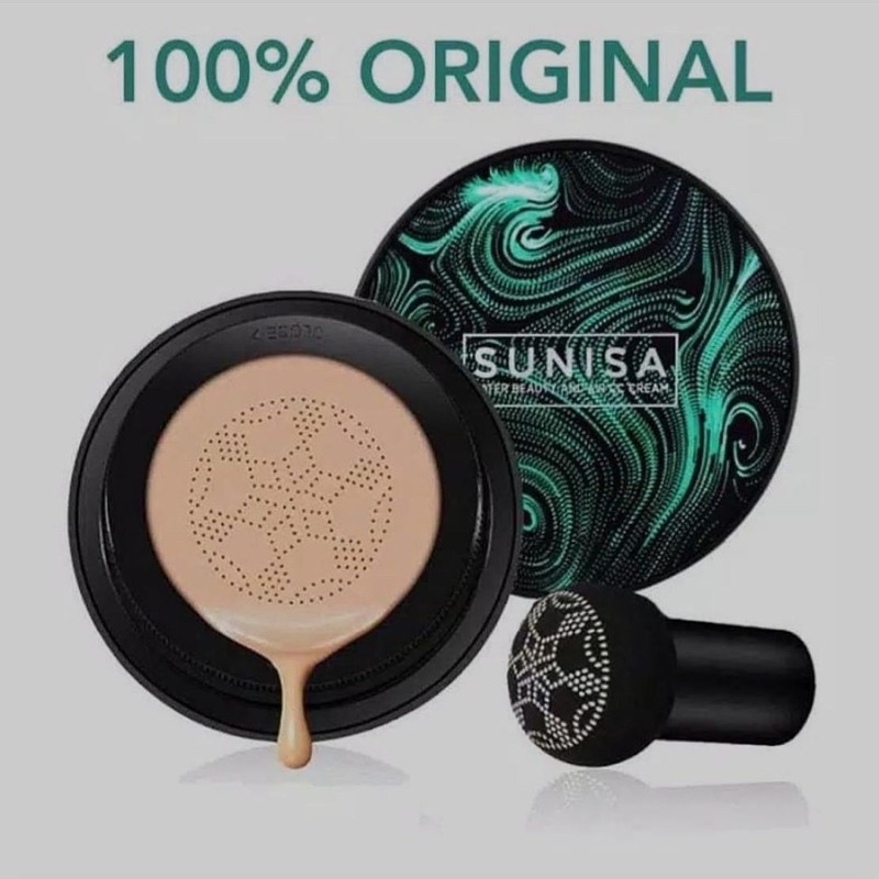 SUNISA BIOAQUA x Sunisa original 100% Air Cushion bedak sunisa cushion waterproof original BB Cream 