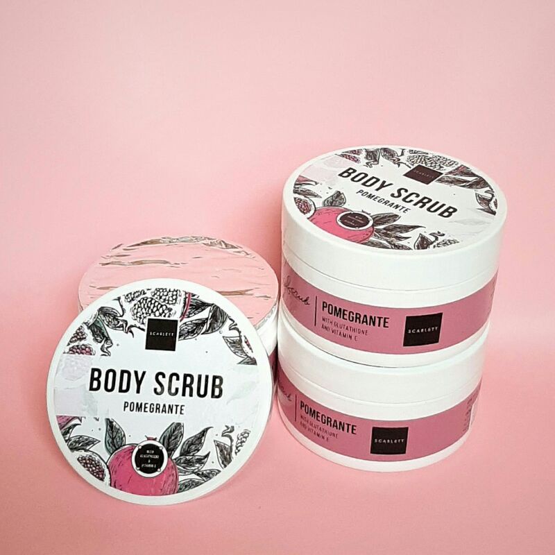 SCARLETT Body Scrub pomegranate