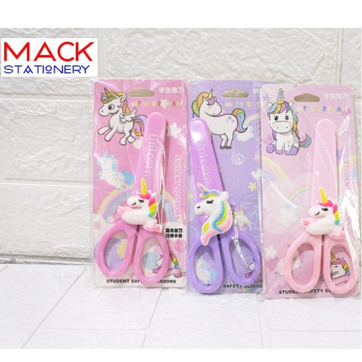 

Gunting Anak / Tutup / Sarung / Student Scissors / Karakter UNICORN