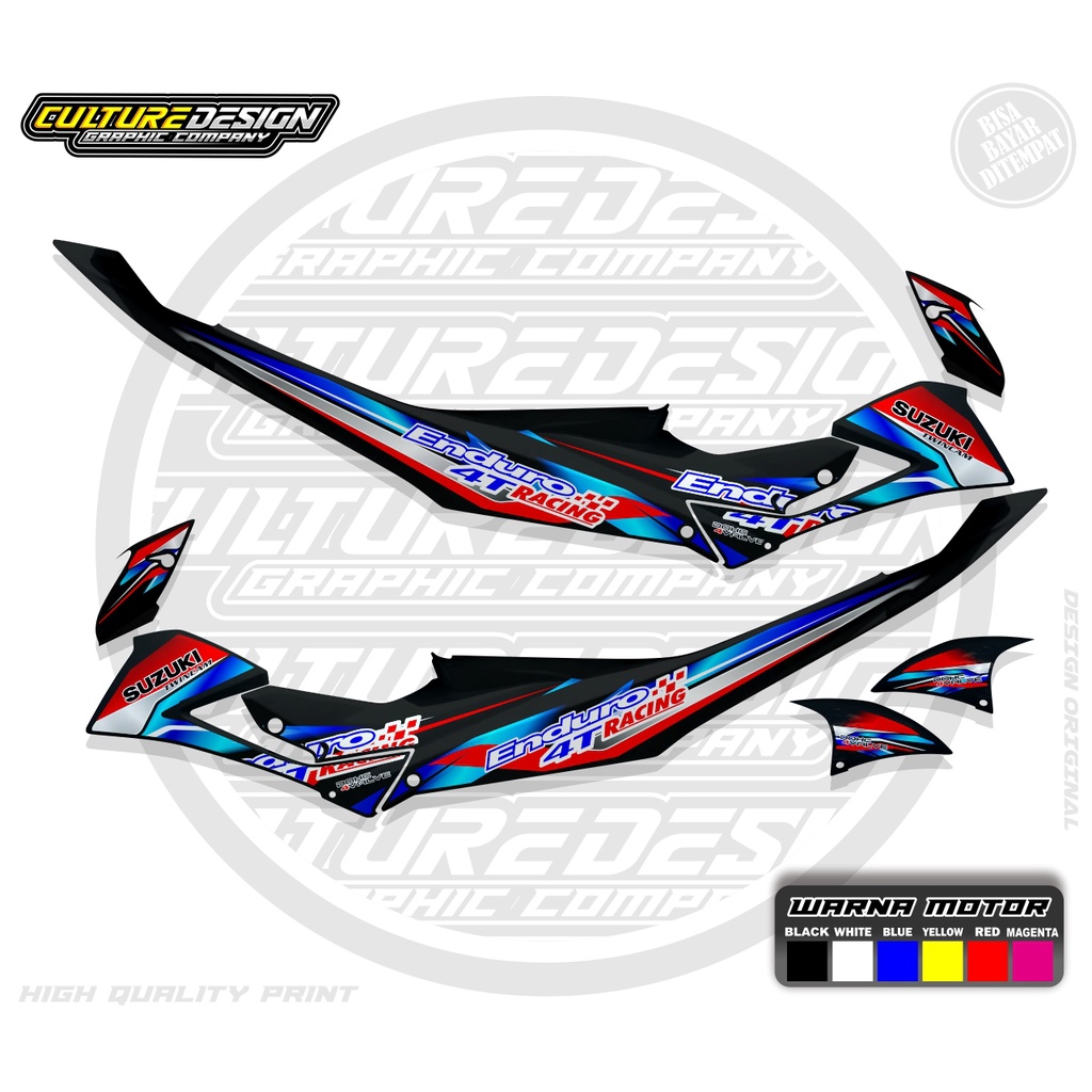 STRIPING TRANSPARAN SATRIA FU FACELIFT TYPE S