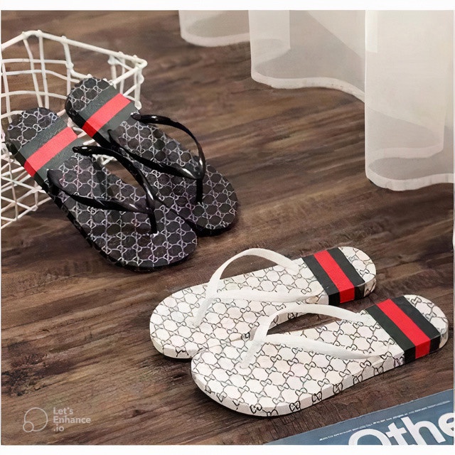 ( BISA COD ) SANDAL JEPIT SENDAL SPON MOTIF GC GUCCI TERBARU KEREN BISA GROSIR