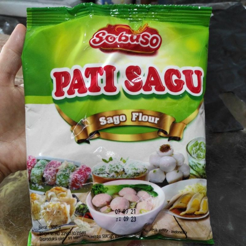 

Tepung Pati Sagu Sobaso 500 gram