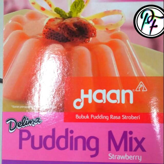 

HAAN Delima Pudding Mix STRAWBERRY/STROBERI 250gram (repack)