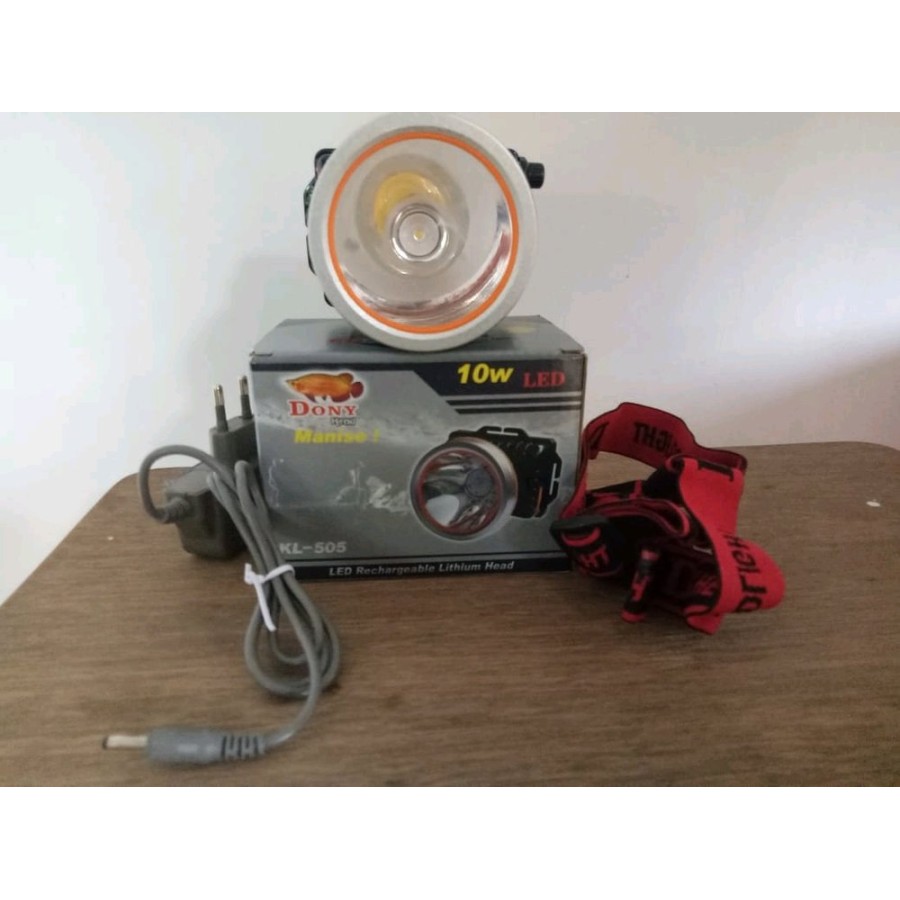 Senter Kepala Dony KL505 Dimmer Headlamp Dony KL505 - Putih