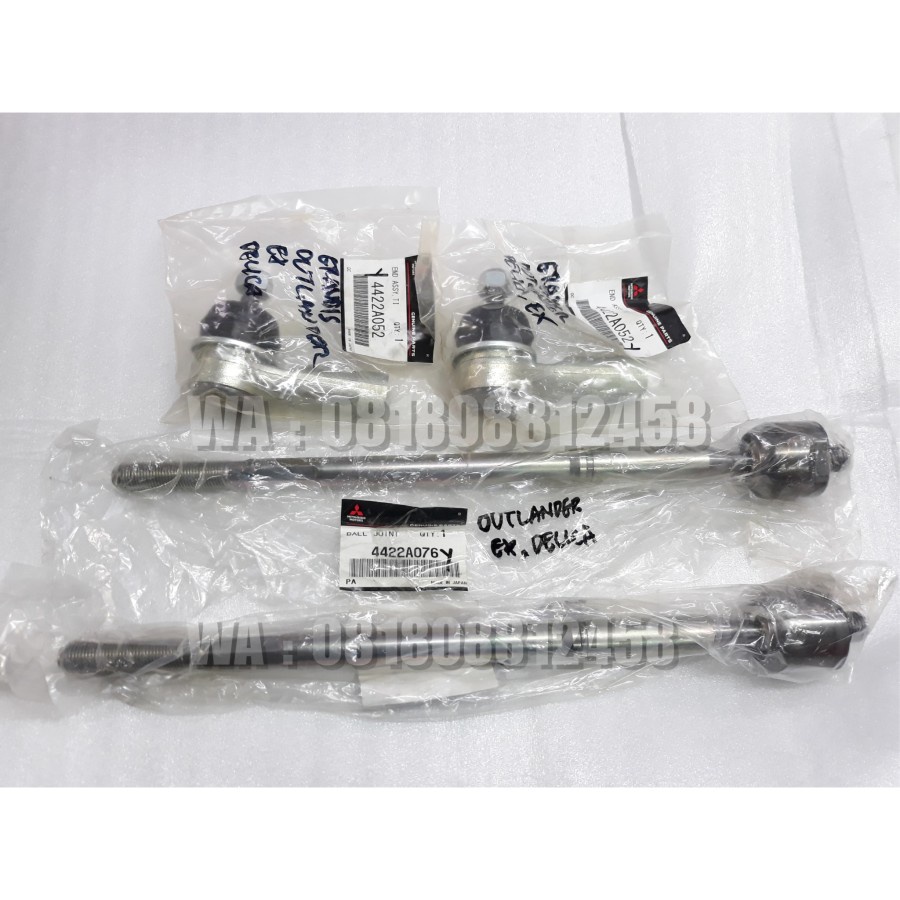 AM Autoparts Front Inner Tie Rod Set For 2009-2017 Mitsubishi Lancer & 2007-2013 Outlander – Left & Right Pair